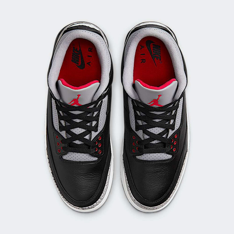 Black jordan cement 3 on sale