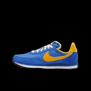 Nike Waffle Trainer 2 Medium Blue University Gold (GS) | DC6477-402