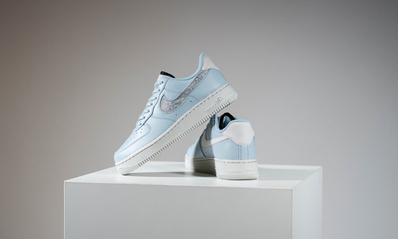 Nike Air Force 1 Recycled Wool Blue | DA6682-400