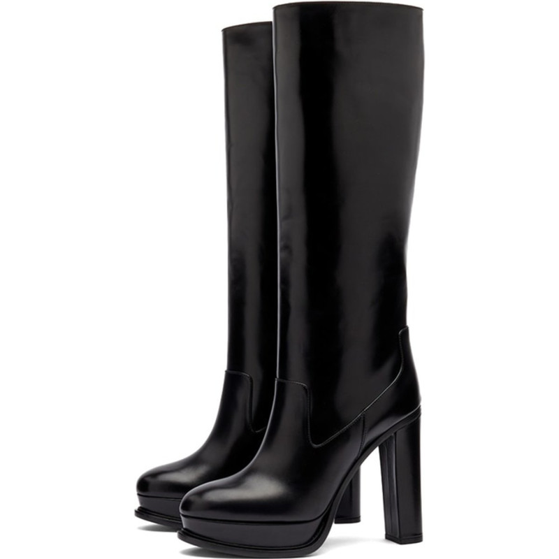 Alexander McQueen Women's High Heel Boot Black | 734979WHSW0-1000
