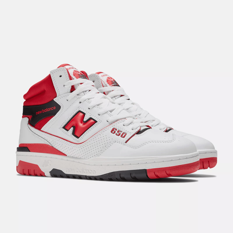 New Balance 650 White Red | BB650RWR