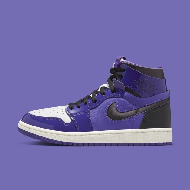 Another Air Jordan 1 Zoom CMFT "Patent" with Purple Overlays