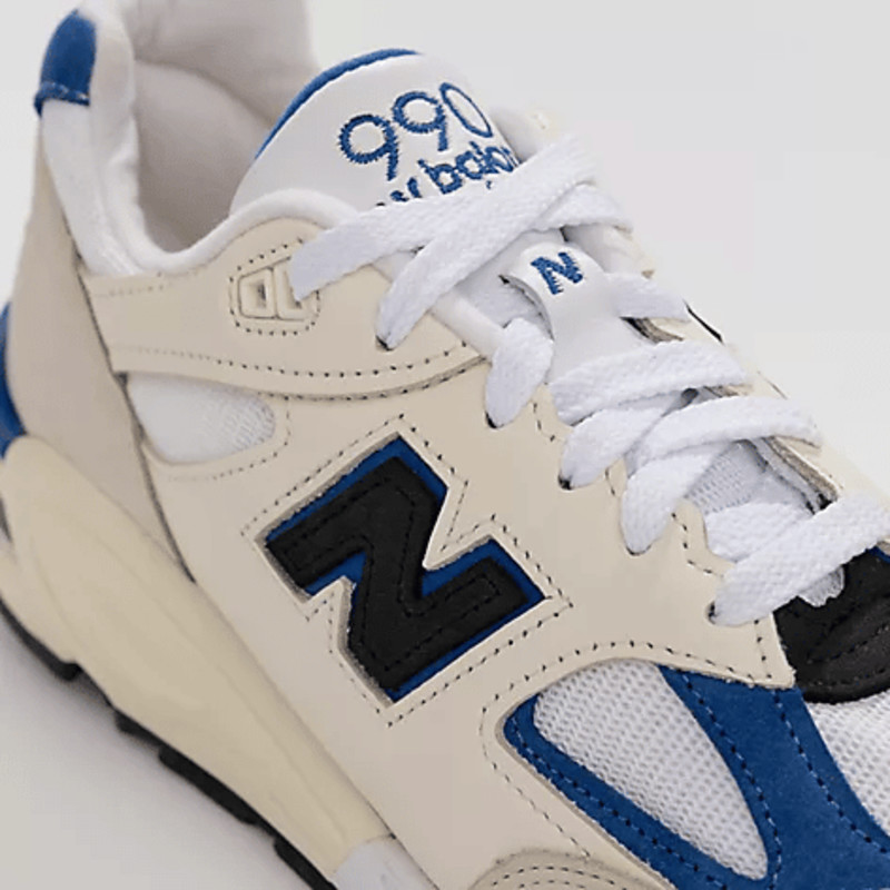 New Balance 990 V2 Made in USA White/Blue | M990WB2