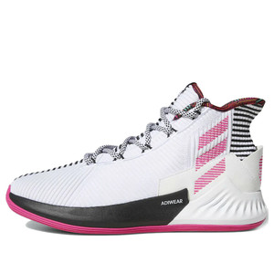 adidas D Rose 9 White Black Pink | BB7658