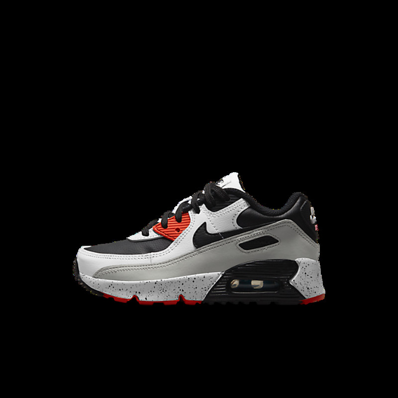 Nike Air Max 90 White Turf Orange Speckled (PS) | CD6867-110