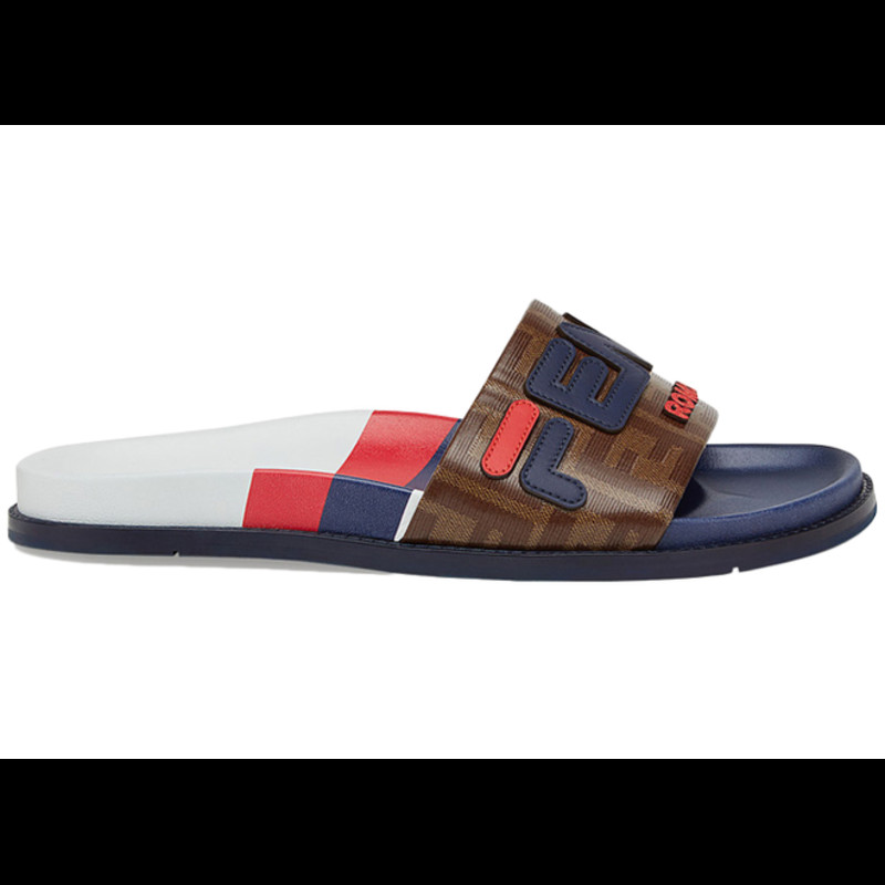 7X1201AK18F14ZA Color Cheap Arvind Air Jordans Outlet sales online Most Popular Womens FILA Slip Drifter Baja Bast Dark Blue Fluff Slippers Fila Fendi Slides Multi