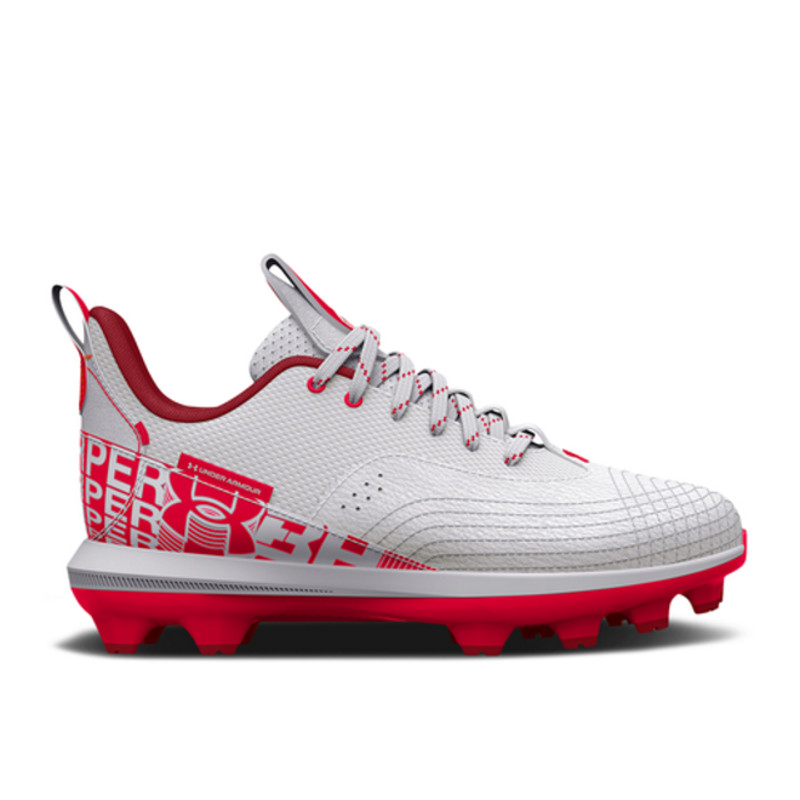 Under Armour Harper 7 Low TPU GS 'White Red' | 3025596-600