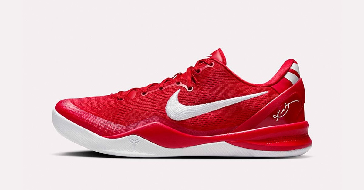 nike gum Kobe 8 Protro "University Red" to be Released in Autumn 2024