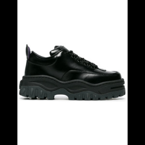 Eytys Black Angel Lift Leather Platform Sneakers | EYTYSTRAINERSBLACK
