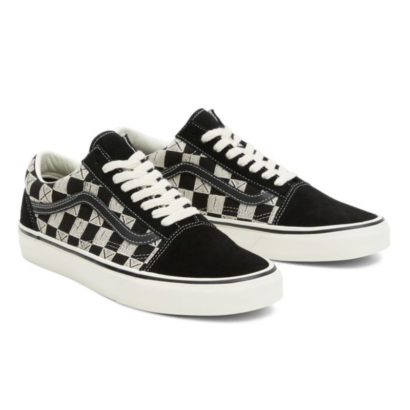 Vans old on sale skool black stitching