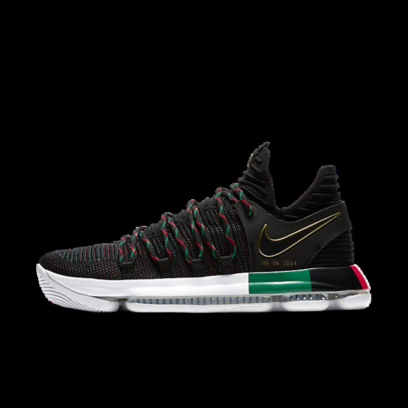 Nike zoom kd clearance 10 black and white