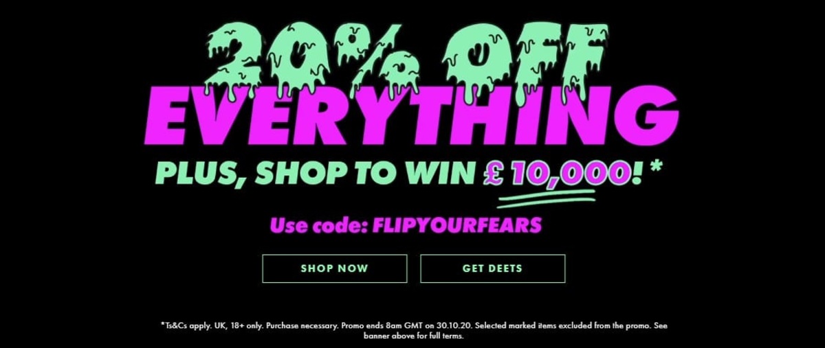 ASOS Sale - 20% OFF Everything + Chance on £10,000 Win