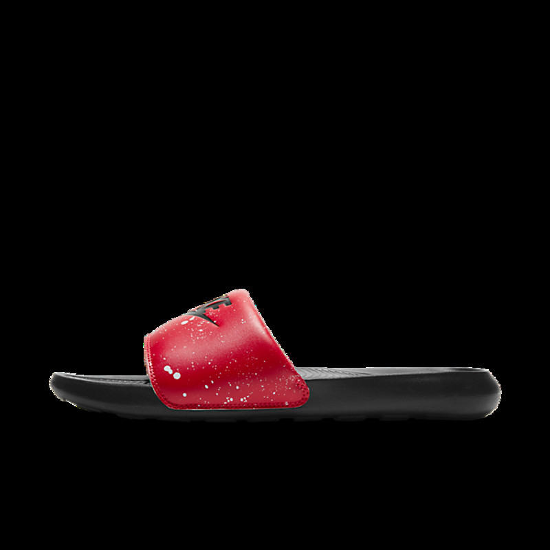 Nike Victori One Printed Slide 'Paint Splatter - University Red' | CN9678-600