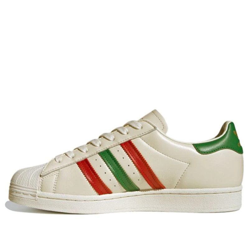 Superstar white store green red