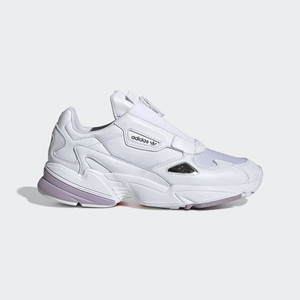 adidas Falcon Zip W White Purple Chunky | EF2047