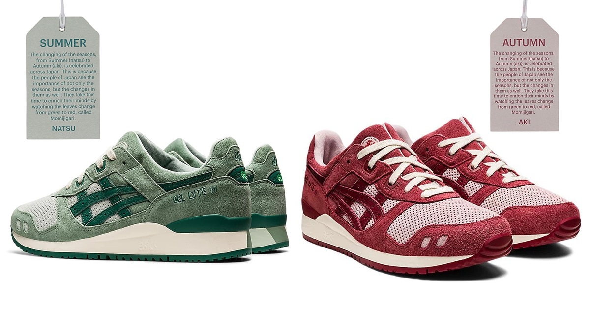 Wie ASICS den Wechsel der Jahreszeiten mit zwei GEL-Lyte III zelebriert