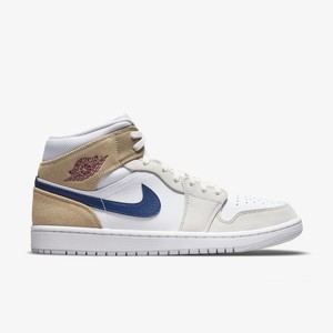 Air Jordan 1 Mid Tan/Navy | DO6726-100