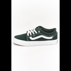 Vans Chukka Low Sidestripe Dark Green White | VN0A5KQZDGY1