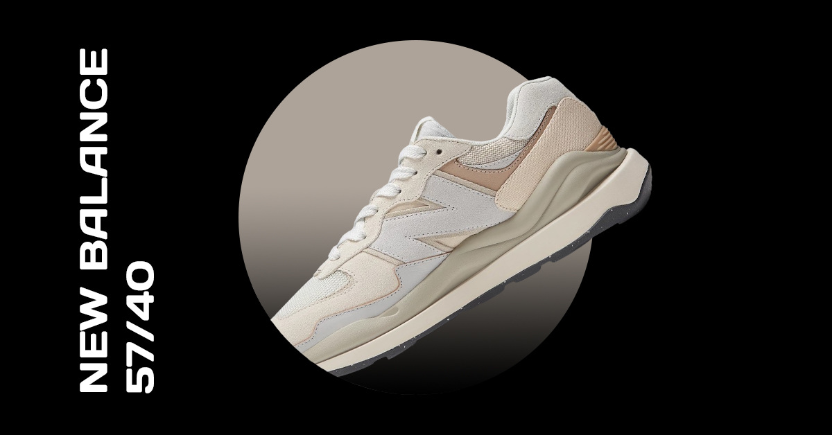 New Balance 57/40 sneakers in cream