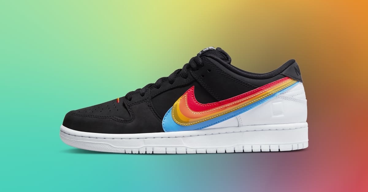 Schaut euch hier die ersten Bilder des Polaroid x Nike SB Dunk Low an