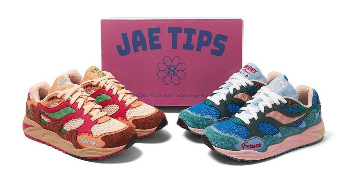 Jae Tips x Saucony Grid Shadow 2: Zwei weitere Sneaker in den Startlöchern