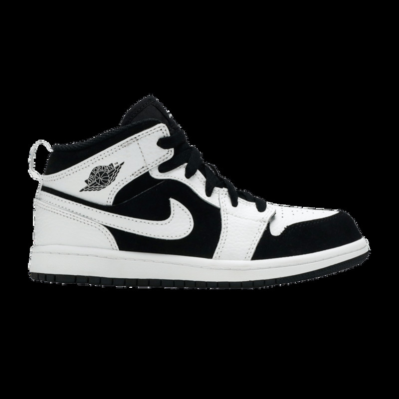 Jordan 1 Mid White Black (PS) | 640734-113