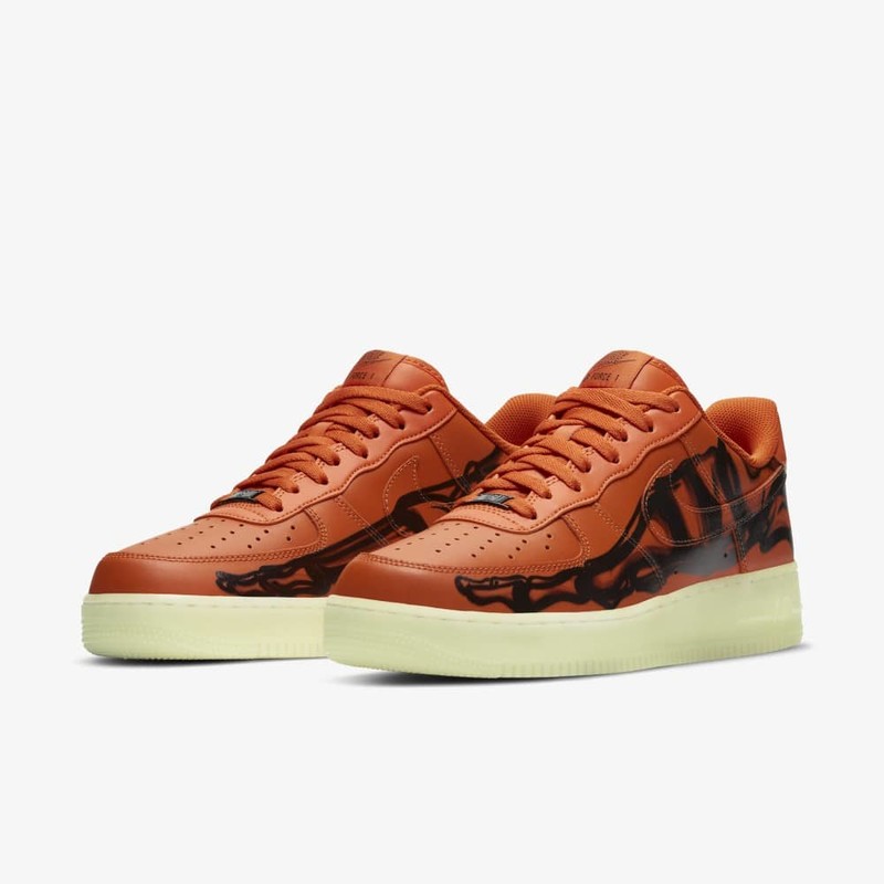 Nike Air Force 1 Orange Skeleton | CU8067-800