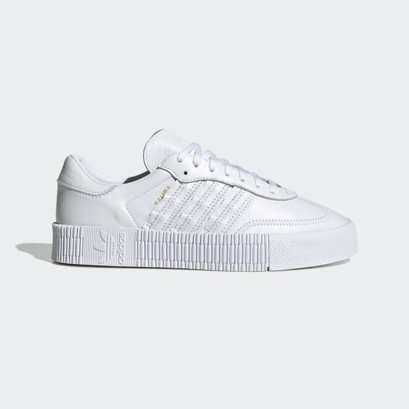 Сандалі босоніжки mnvn adidas шкіра 20 р x Womens WMNS Sambarose 'Cloud White' Cloud White/Cloud White/Gold Metallic | FV7420