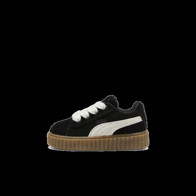 Puma creepers black hot sale and white