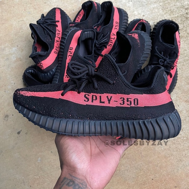 So soll der adidas Yeezy Boost 350 V2 „Core Red“ aussehen