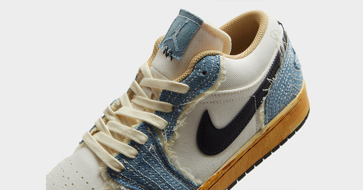 Die nächste Sashiko Iteration kommt auf dem Air Jordan 1 Low