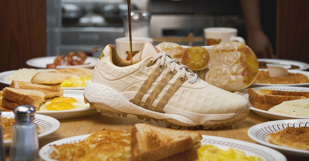 Waffles, Coffee, Bacon and the Waffle House x adidas TOUR360 22