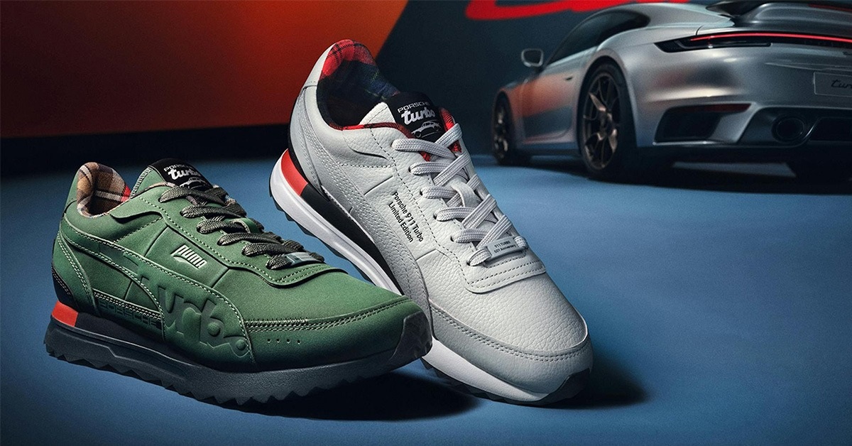 Porsche and Puma Present Limited-Edition Sneaker Collection to Mark the 50th Anniversary of the 911 Turbo