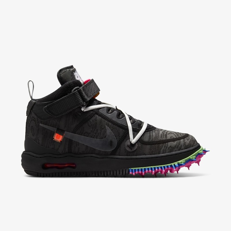 Off-White x Nike Air Force 1 Mid Black | DO6290-001