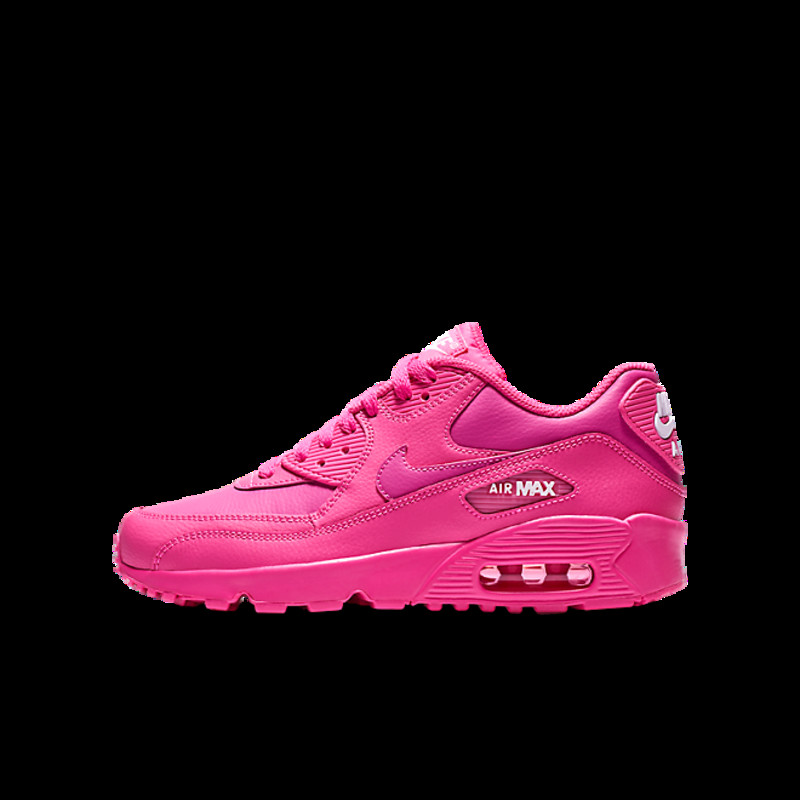 Nike Air Max 90 Leather GS 'Laser Fuchsia' | 833376-603 | Grailify