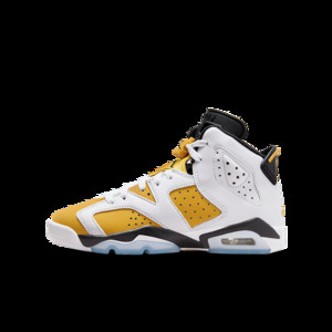 Jordan Air Jordan 6 Retro (GS) White/Yellow Ochre/Black | 384665-170