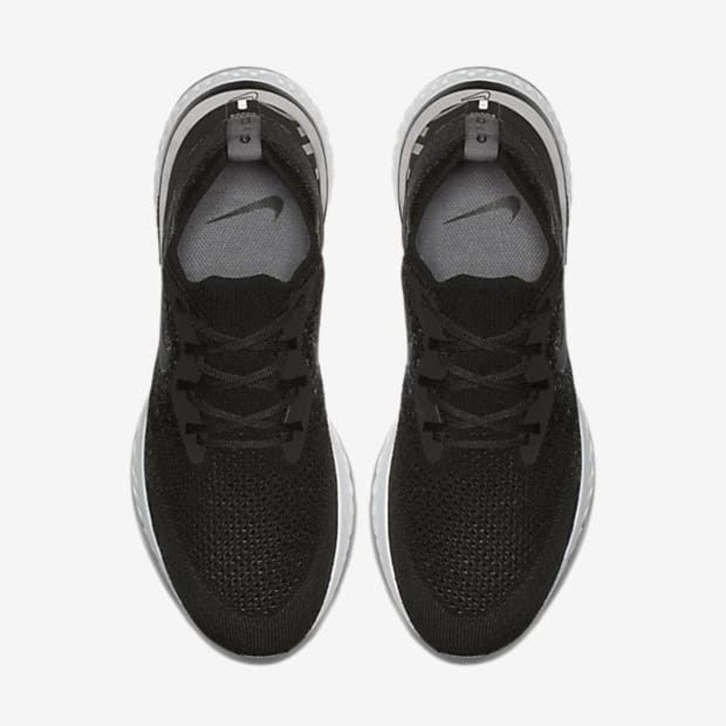 Nike Epic React Flyknit Black/Grey | AQ0067-001