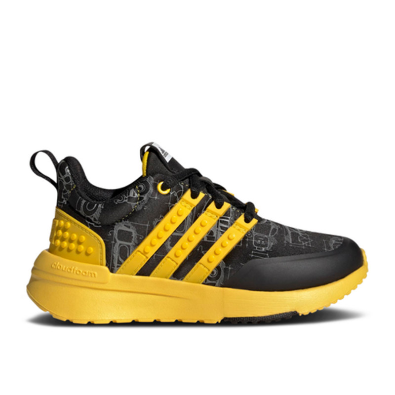 GX1997 nmd r1 d96616 black friday deals adidas LEGO x Racer TR Big Kid Black Equipment Yellow