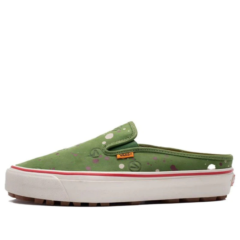 vans Sneakers LQQK x Vault OG Style 17 Mule LX Green泼墨 Skate | VN0A5FC22T1