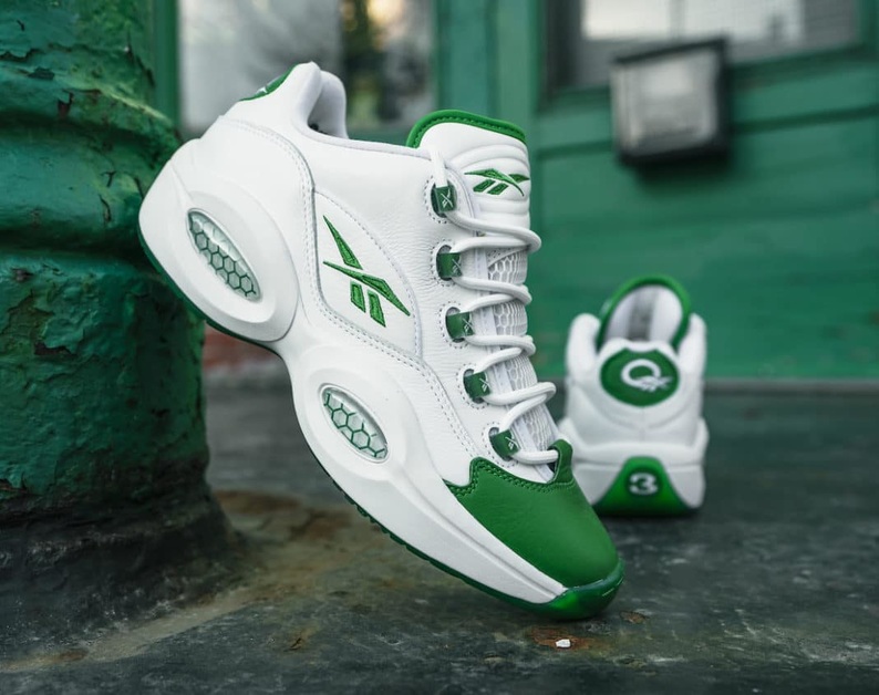 Reebok Brings Back the Question Low "Green Toe"