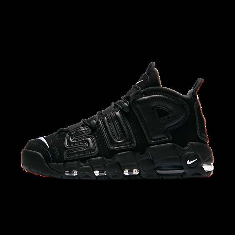 Supreme uptempo sale black and white