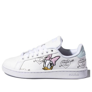 adidas neo Disney x Womens WMNS Grand Court 'Daisy Duck' Footwear White | FY0249