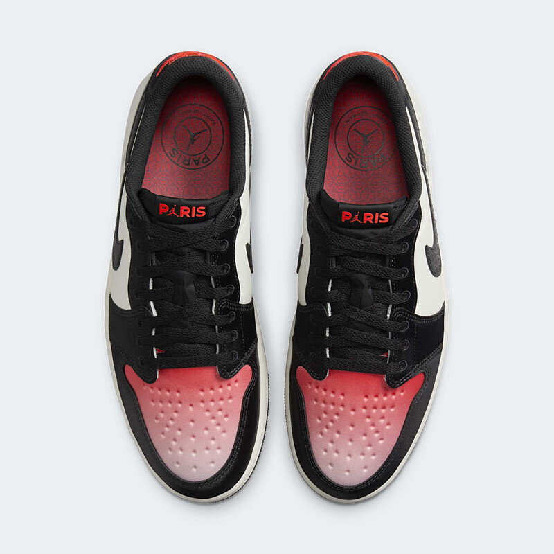 PSG x Air Jordan 1 Low OG Pink Oxford HF8828 100 Grailify