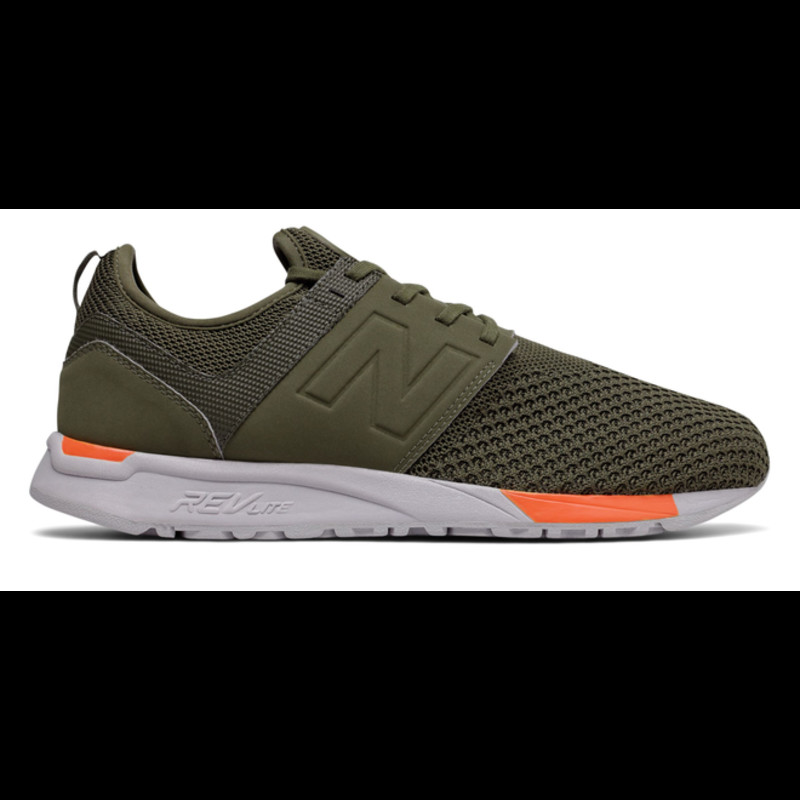 New balance 247 green on sale orange