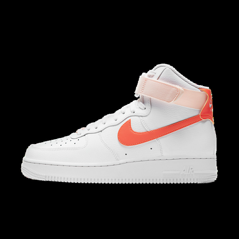 Nike Air Force 1 High White Orange Pearl 334031-118