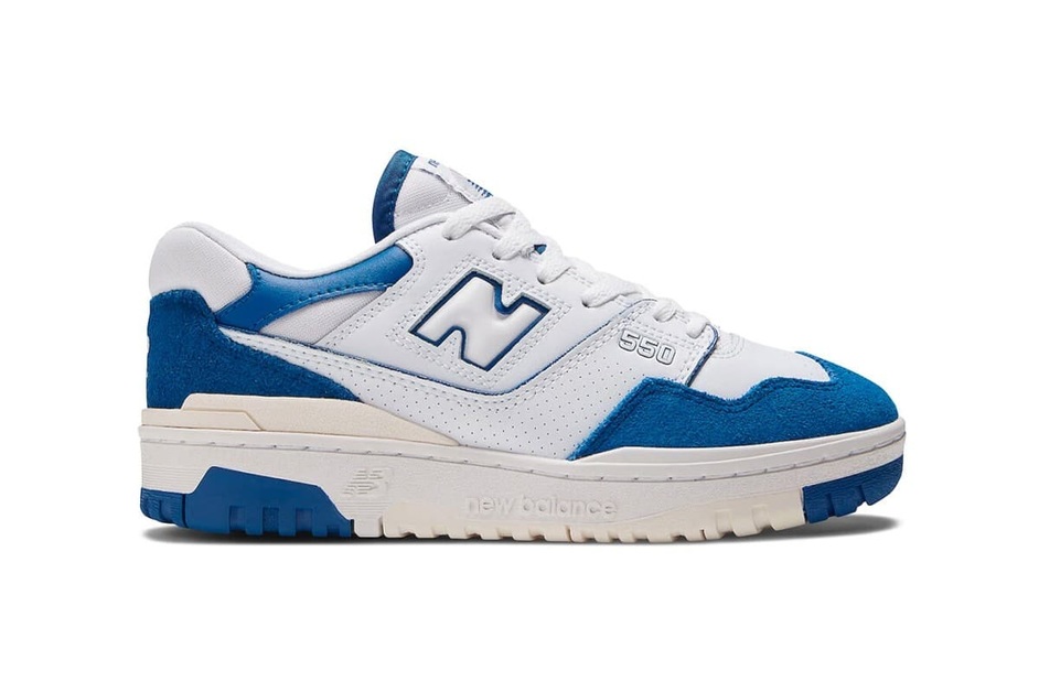 New Balance fügt dem 550 „Royal Toe“ Wildleder hinzu