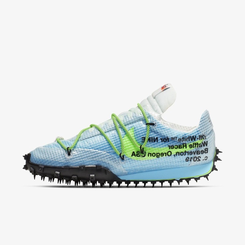 Off-White x Nike Waffle Racer Blue | CD8180-400