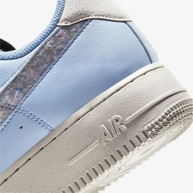 Nike Air Force 1 Recycled Wool Blue | DA6682-400