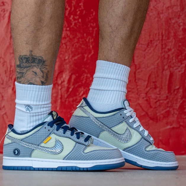 Die zweite Variante von Union LA und Nike ist ein grüner Dunk Low