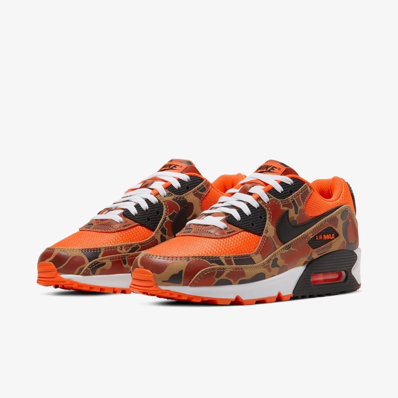 Nike Air Max 90 Orange Duck Camo | CW4039-800